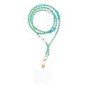 STONE pendant for the phone / cord length 82cm (41cm in the loop) / on neck - turquoise STONE pendant for the phone / cord length 82cm (41cm in the loop) / on neck - turquoise