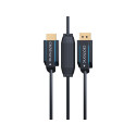 ClickTronic HQ OFC cable DisplayPort - HDMI type A, 4K@60Hz gold plated, 3D, M/M, 10m