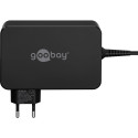 goobay USB-C power and charging adapter 230V 90W, black, 1,8m