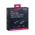 ClickTronic HQ OFC cable DisplayPort - HDMI type A, 4K@60Hz gold plated, 3D, M/M, 5m