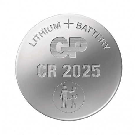GP Lithium battery CR2025 (DL2025), 3V, 1 pc