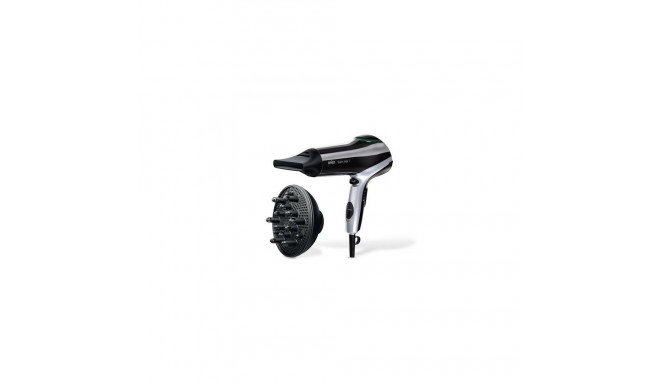Braun HD730 hair dryer 2200 W Black, Silver
