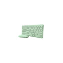 Trust Lyra keyboard Mouse included RF Wireless + Bluetooth QWERTY US English Green