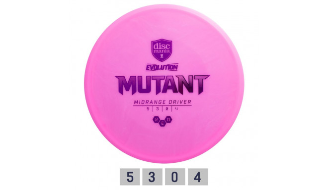 Discgolf DISCMANIA Midrange Driver NEO MUTANT Evolution Pink 5/3/0/4