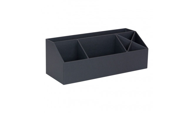 Kirjatarvete alus Elisa Bigso Box, Paper Laminate Dark Grey 456