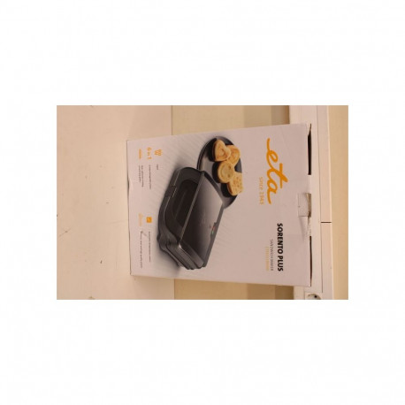 ETA SALE OUT. Sandwich Maker Sorento Plus 515190000 900 W Number of plates 6 Number of pastry 2 Blac