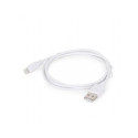 Gembird CABLE LIGHTNING TO USB2 2M/WHT CC-USB2-AMLM-2M-W