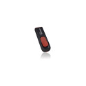 ADATA MEMORY DRIVE FLASH USB2 64GB/BLACK/RED AC008-64G-RKD