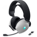 Dell Alienware Dual Mode Wireless Gaming Headset AW720H Over-Ear, Built-in microphone, Lunar Light, 