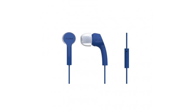 Koss Headphones KEB9iB In-ear, 3.5mm (1/8 inch), Microphone, Blue,