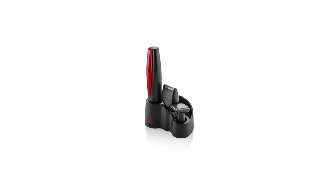 ETA Trimmer 434190000 Luis Nose Hair Trimmer, Black/Red