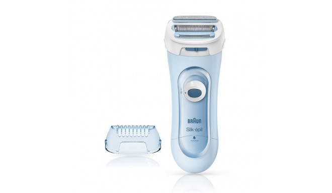 Braun Lady Shaver Silk-pil 5160 Wet&Dry, Number of power levels 1, Blue