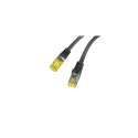 PATCHCORD CAT.6A S/FTP LSZH CU 5M BLACK FLUKE PASSED LANBERG