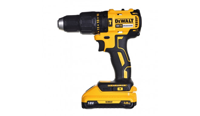 DeWALT DCD778S2T-QW must, kollane puur
