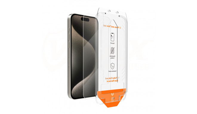 Vmax tempered glass easy install 2,5D Normal Glass for iPhone 12 / iPhone 12 Pro 6,1" easy install k