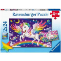 Ravensburger pusle 2x24 Ükssarvik ja Pegasus