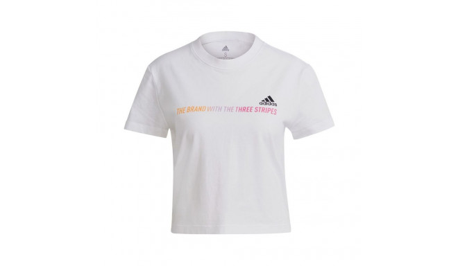 Adidas Gradient Logo Cropped T-shirt W GM5577 (L)
