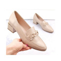 Vinceza W JAN270B low-heeled shoes, beige (36)