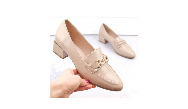 Vinceza W JAN270B low-heeled shoes, beige (36)