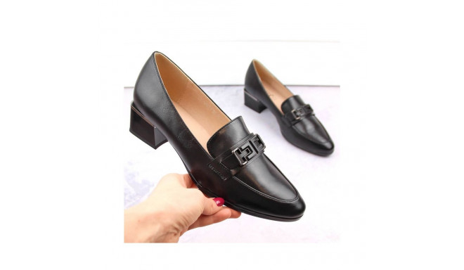 Vinceza W JAN270A low-heeled shoes, black (38)