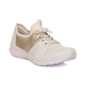 Comfortable Rieker W L3254-80 shoes, white (37)