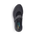 Comfortable openwork shoes Rieker W RKR575 black (39)