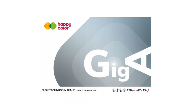 Joonistusplokk GigA A2, 250g/15lk