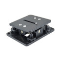 KUPO KSC-150 MINI 4 WAY LEVELING CAM MOUNT W/ 3/8" SLOT-BLK