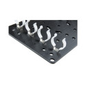 KUPO KCP-404 TWIST-LOCK MOUNTING PLATE FOR FOUR FLUORESCENT T12 LAMPS