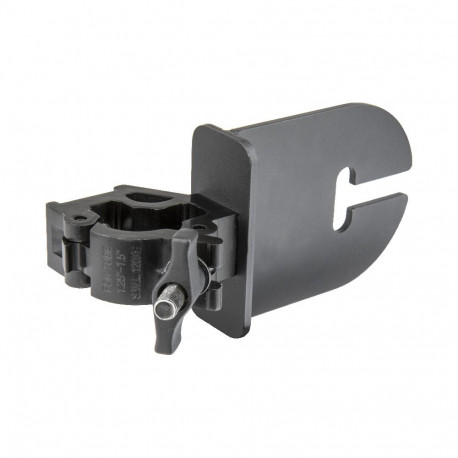 Kupo kinnaste hoidik alligaatorklambriga, pruun etikett