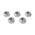 KUPO KS-176 3/8"-16 HEXAGON NYLON LOCKING NUT SET OF 5