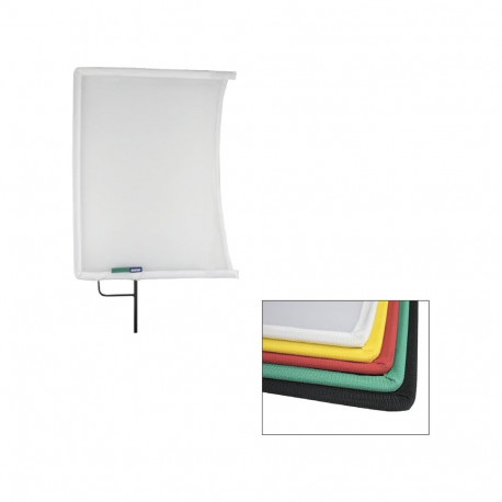 Kupo avatud otsaga lipuraam KT-2436OSBB 24"x 36" ühekordne võrk, must