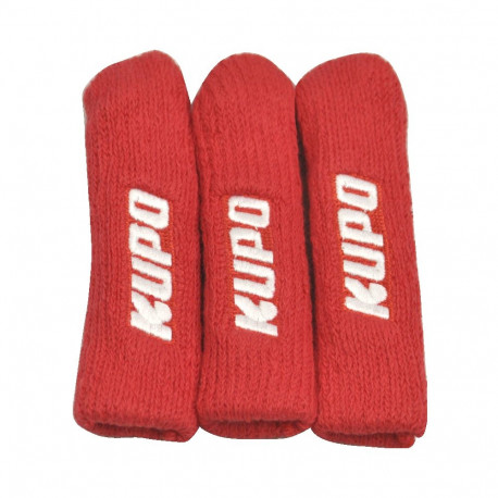 Kupo statiivi jalgade kaitsmed KS-0412R 3tk komplekt, punane