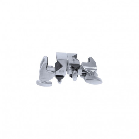 Kupo topelt Convi klamber KCP-720, hõbedane