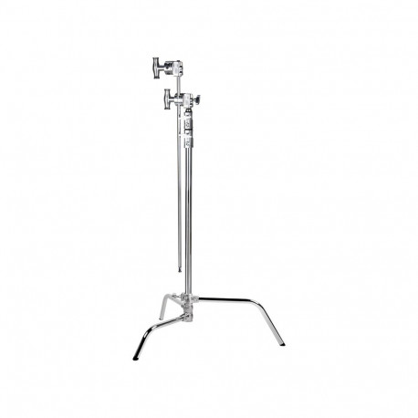 Kupo master c-statiiv CL-20MK 20" liugjalaga ja kiirvabastusega komplekt, hõbedane