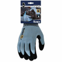 Work Gloves JUBA K-Rock Black Blue Touchpad Fibre Nitrile - 11