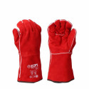 Work Gloves EDM Welders Red Cotton Suede Kevlar - 10