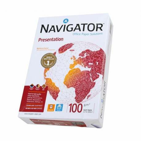 Trükipaber Navigator Presentation Valge A4 5 Tükid