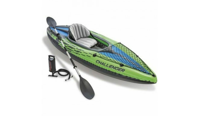Täispuhutav Kanuu Intex Challenger K1 Roheline Täispuhutav 274 x 33 x 76 cm