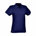 Polo Cofra Giza Lady Navy Blue 100% cotton - XL