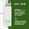 SIGG drinking bottle Total Clear One MyPlanet "Green" 0.75L (transparent/light green, one-hand closu