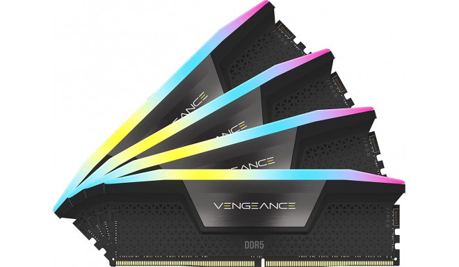 Corsair 64 GB DDR5-6400 Kit, memory (black, CMT64GX5M4B6400C32, Dominator Platinum RGB, XMP)