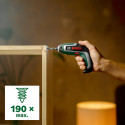 Bosch Cordless Screwdriver IXO 7 Basic, 3.6V (green/black, Li-Ion battery 2.0Ah)