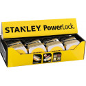 Stanley band size Powerlock, 10 meters (silver/yellow, 25mm, plastic housing)