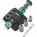 Wera 8009 Zyklop Pocket Set 2, 18-piece, bit set (black/green, reversible ratchet for 3/8, 1/4)