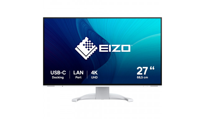 EIZO EV2740X-WT, LED monitor - 27 - white, UltraHD/4K, LAN, USB-C
