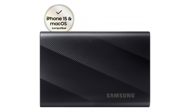 SAMSUNG Portable SSD T9 2 TB, External SSD (black, USB 3.2 Gen 2x2 (20Gbps))
