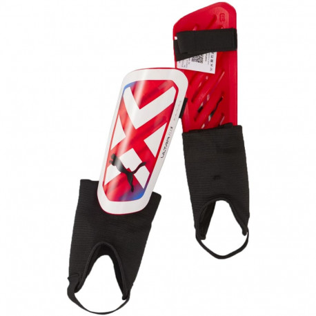 Puma jalgpalli säärekaitsmed Ultra Light Strap 30872 05 L, valge-punane-sinine