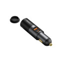 Auto kiirlaadija sigaretisüütaja pordiga 12-24V 120W USB + USB-C, hall