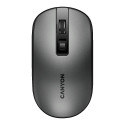 CANYON MW-18, 2.4GHz Wireless Rechargeable Mouse with Pixart sensor, 4keys, Silent switch for right/